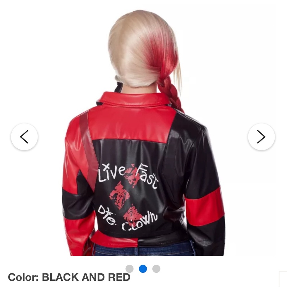 Harley Quinn Suicide Squad Moto Jacket and Gloves